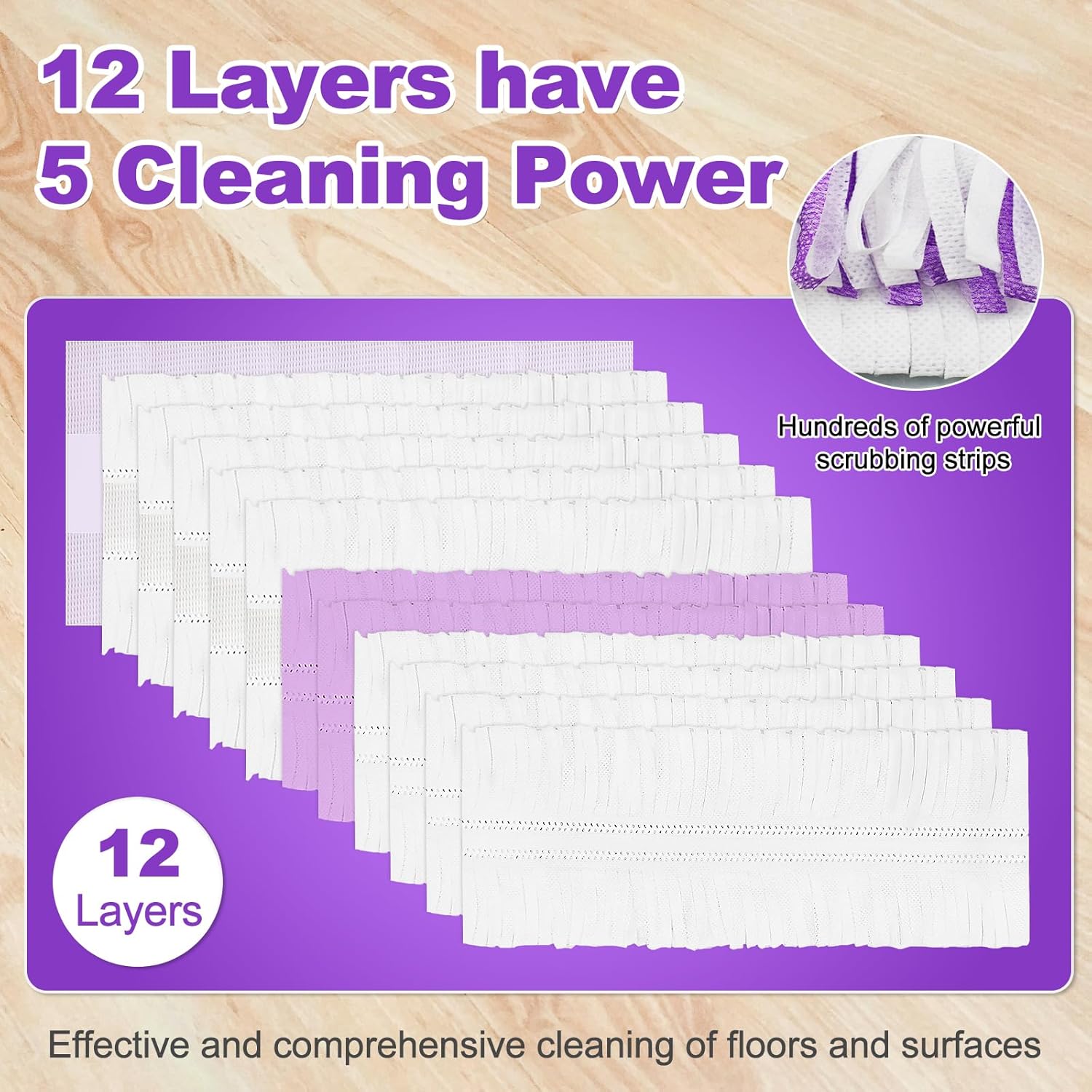 30-Pack Swiffer Power Mop Refill Pads Dry Wet