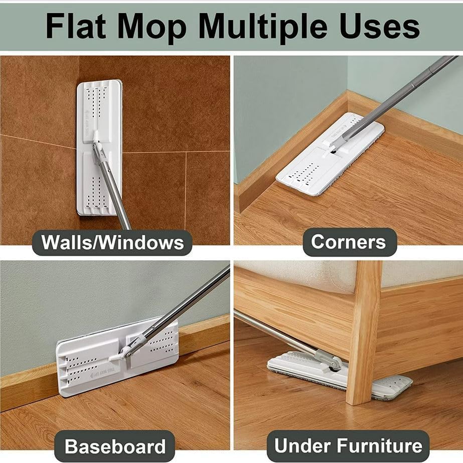 JOYMOOP Mop Handle Extension Rods Pack of 2
