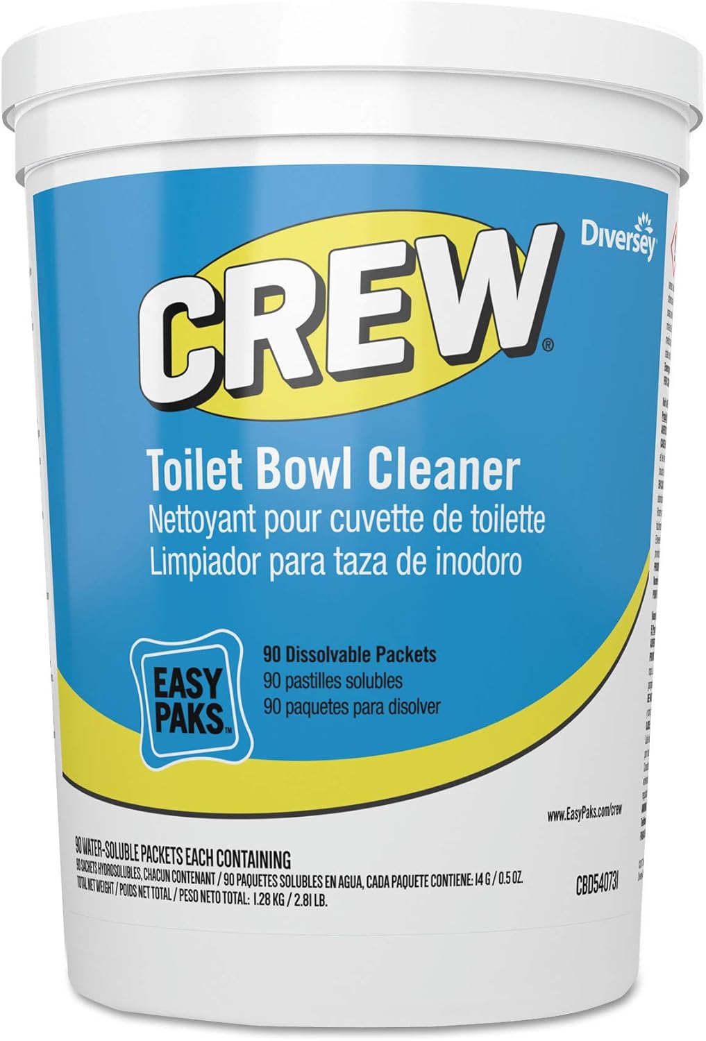 CREW Easy Pak Bathroom Cleaner 63 lb 2CT