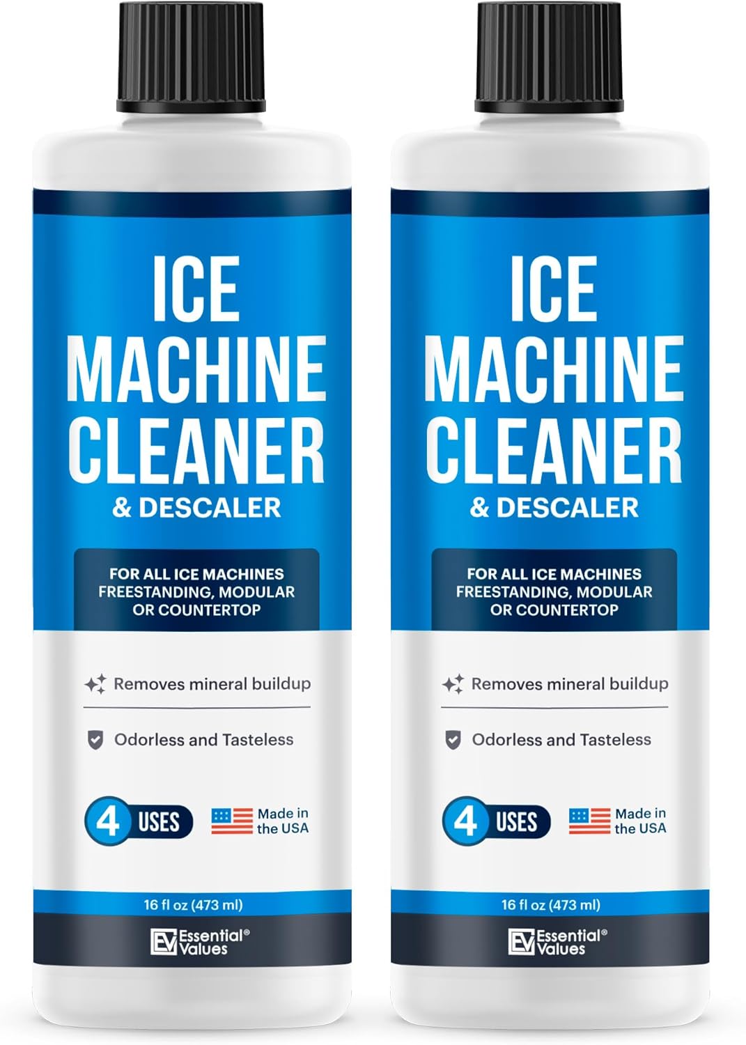 Essential Values Ice Machine Cleaner Descaler 2-Pack