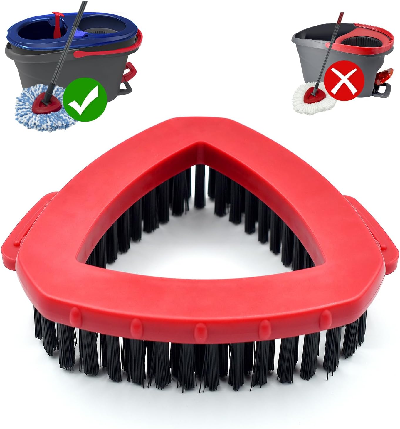 GFRED Replacement Scrub Brush Head for O Cedar 2 Tank Spin Mop