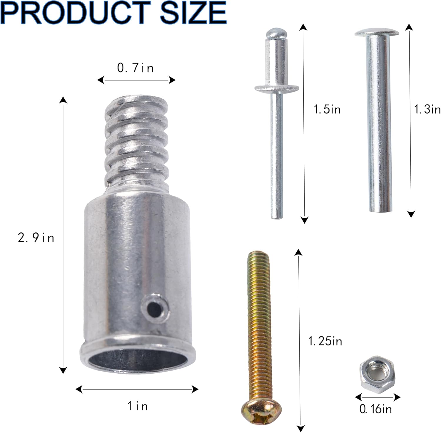 Matthew 3-Piece Threaded Tip Replacement Kit