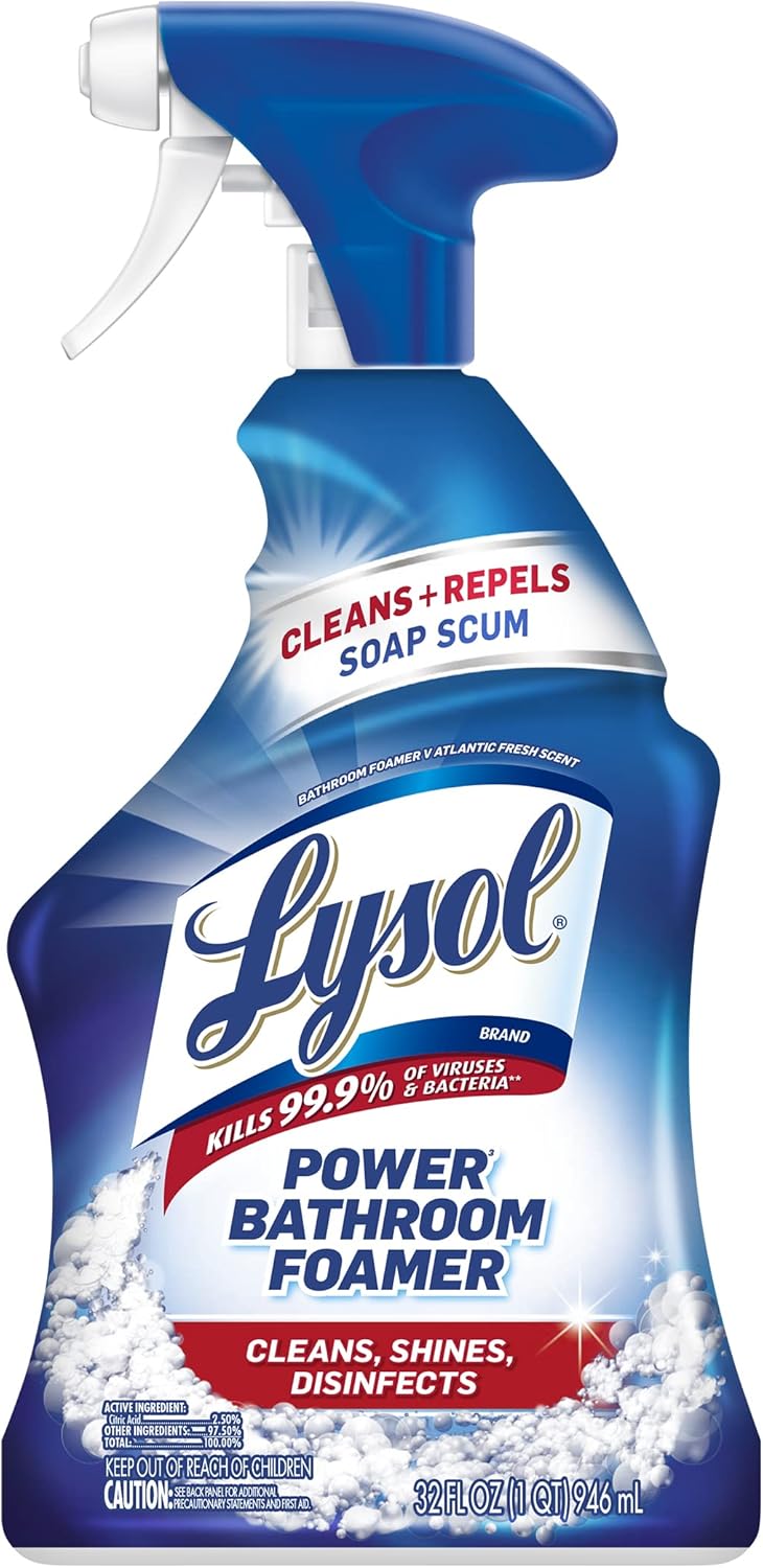Lysol Power Foaming Spray 32oz Bathroom Cleaner