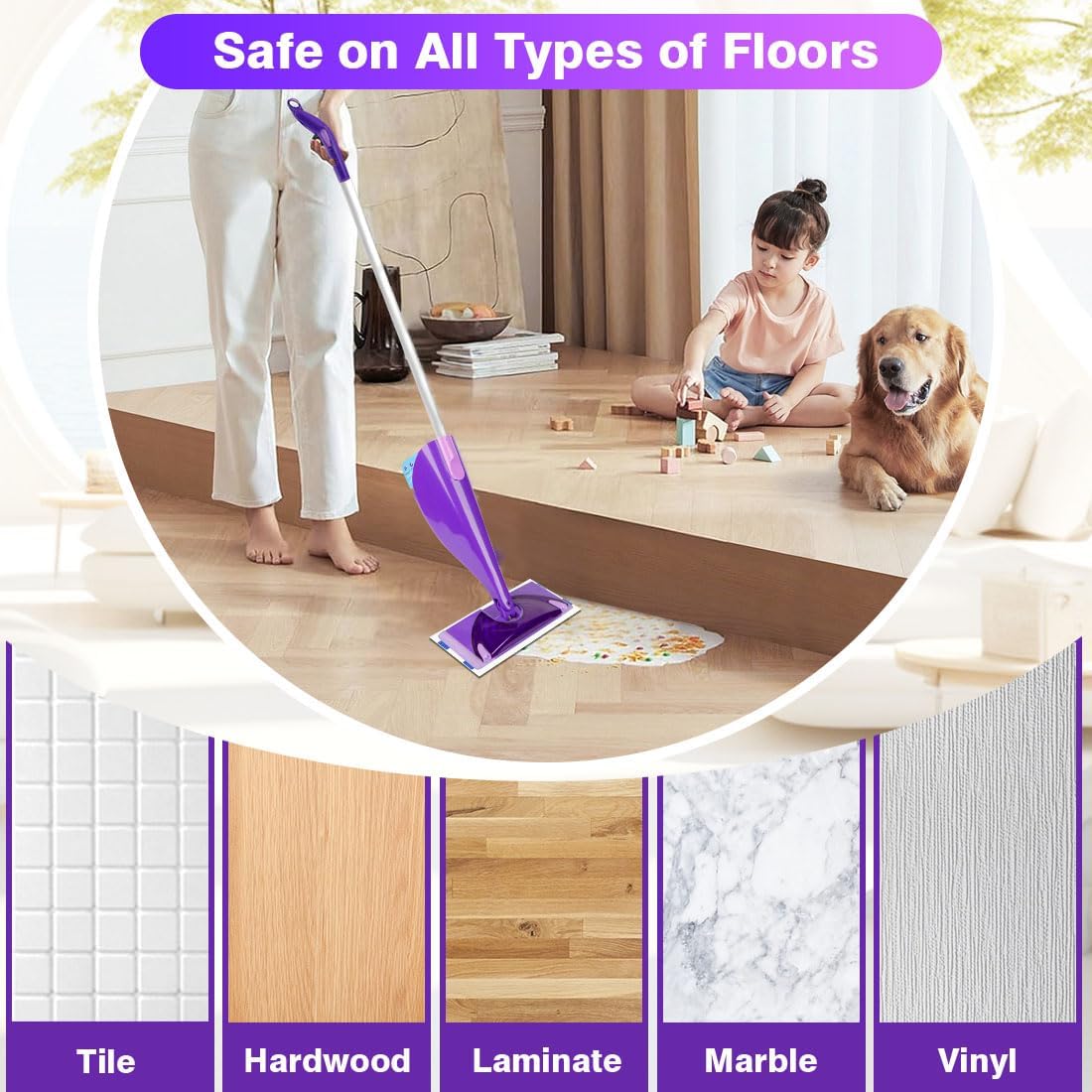 Orighty 48 Count Dry Mop Pads for Swiffer WetJet