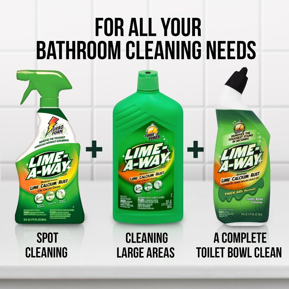 Lime-A-Way Lime Calcium Rust Cleaner 28 Oz Pack of 4 1