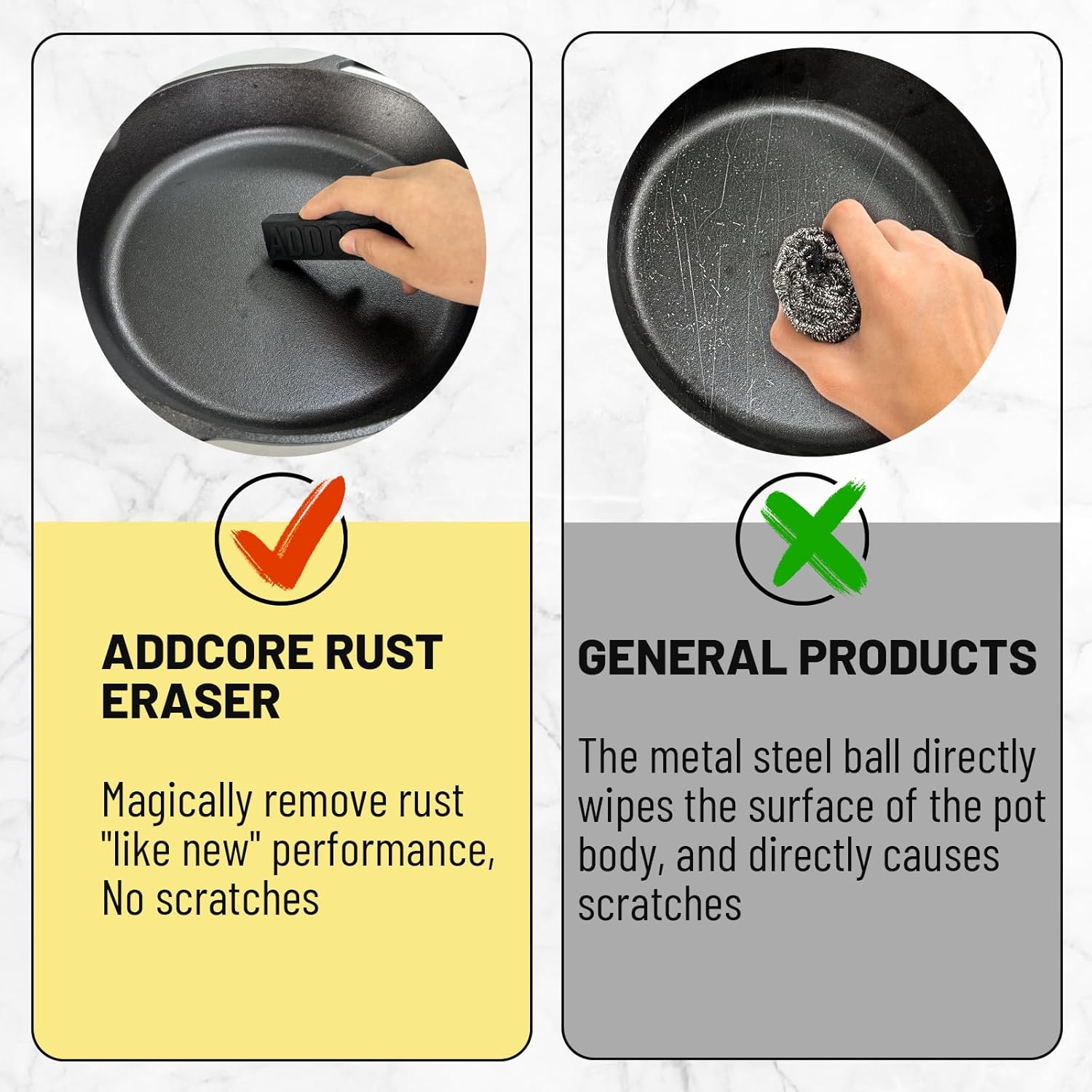 Wzporzst Rust Eraser for Cast Iron and Tools