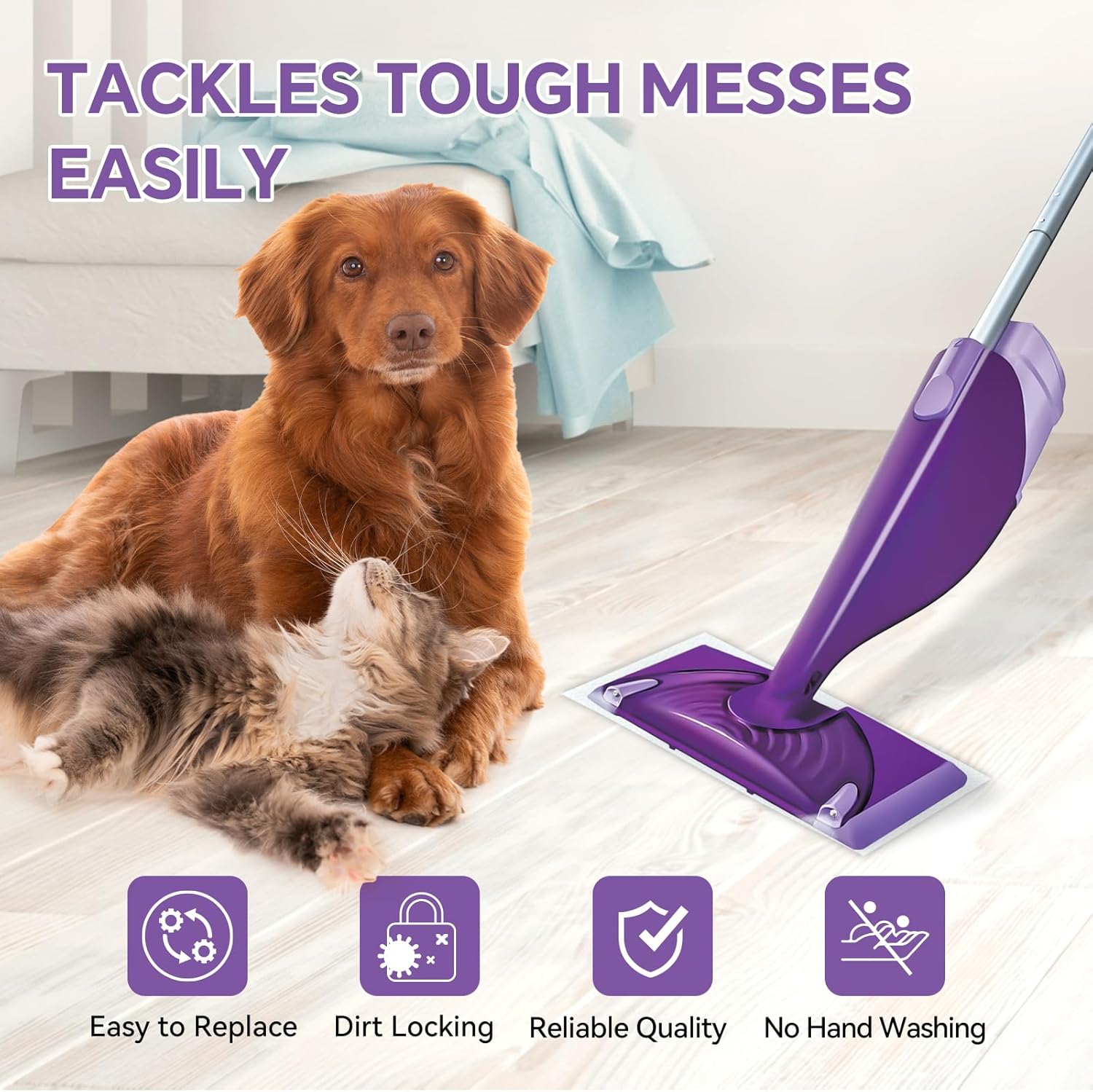 40 Count WetJet Pads Refills for Swiffer Mop