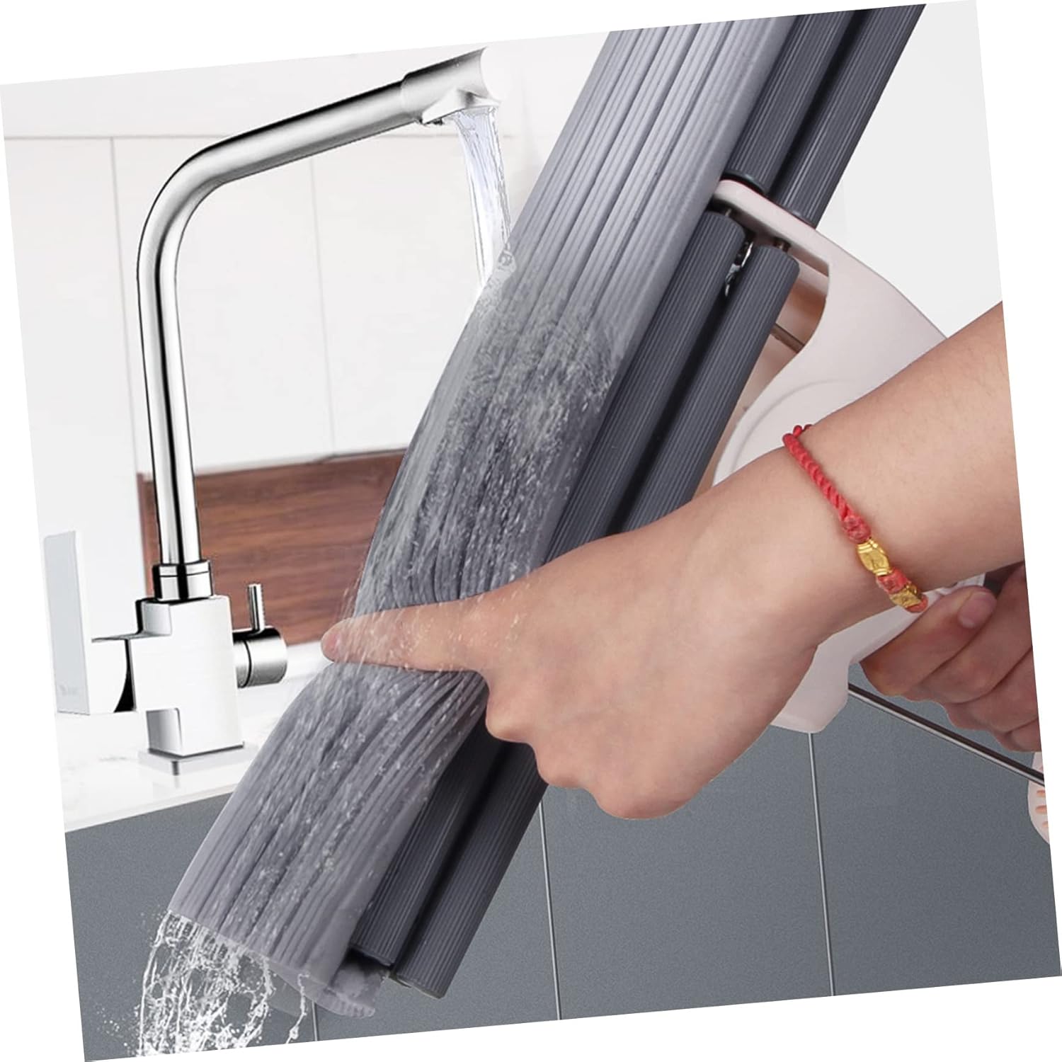 3sets Ergonomic Sponge Roller Mop Head Refills for Quick Drying