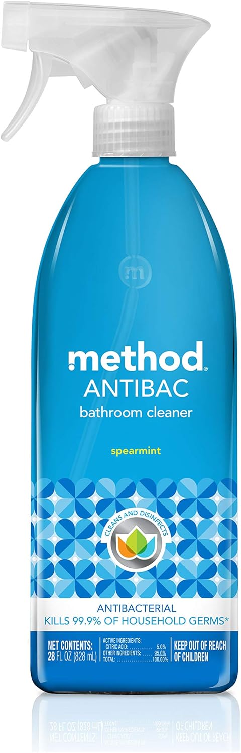 Method Antibacterial Bathroom Cleaner Spearmint 28 Fl Oz 1
