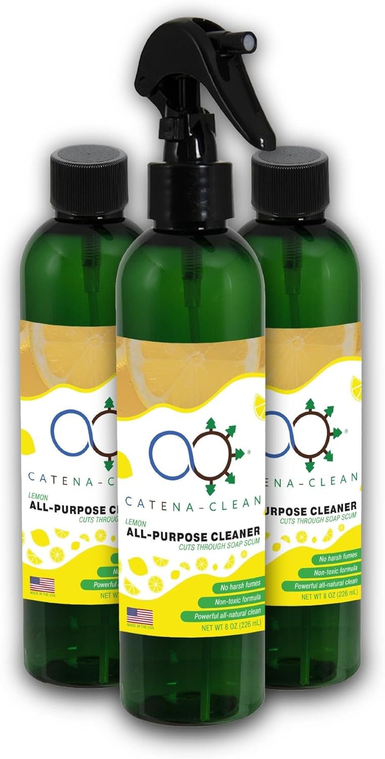 Catena Nano All Natural Lemon Bathroom Cleaner Pack of 3