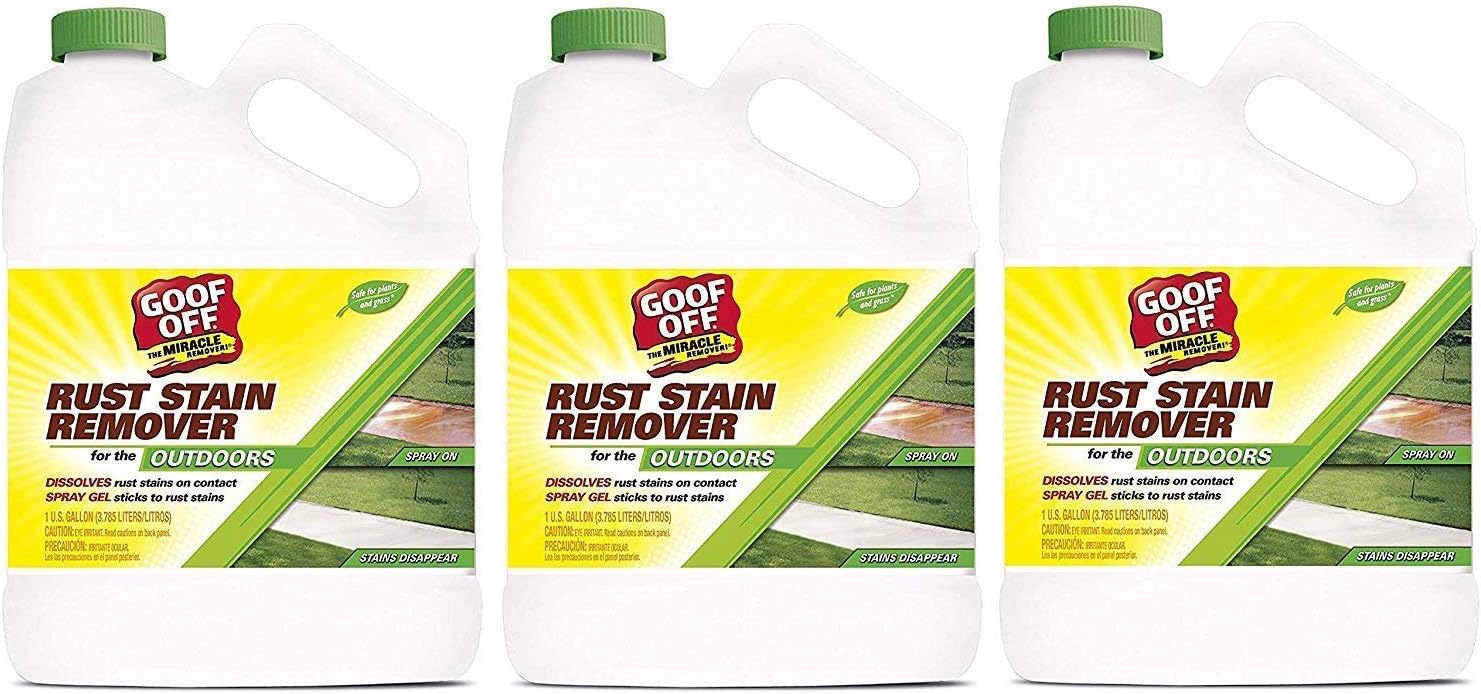 WANGHUI RustAid GSX00101 Goof 1 Gallon Lime Rust Remover 3 Pack
