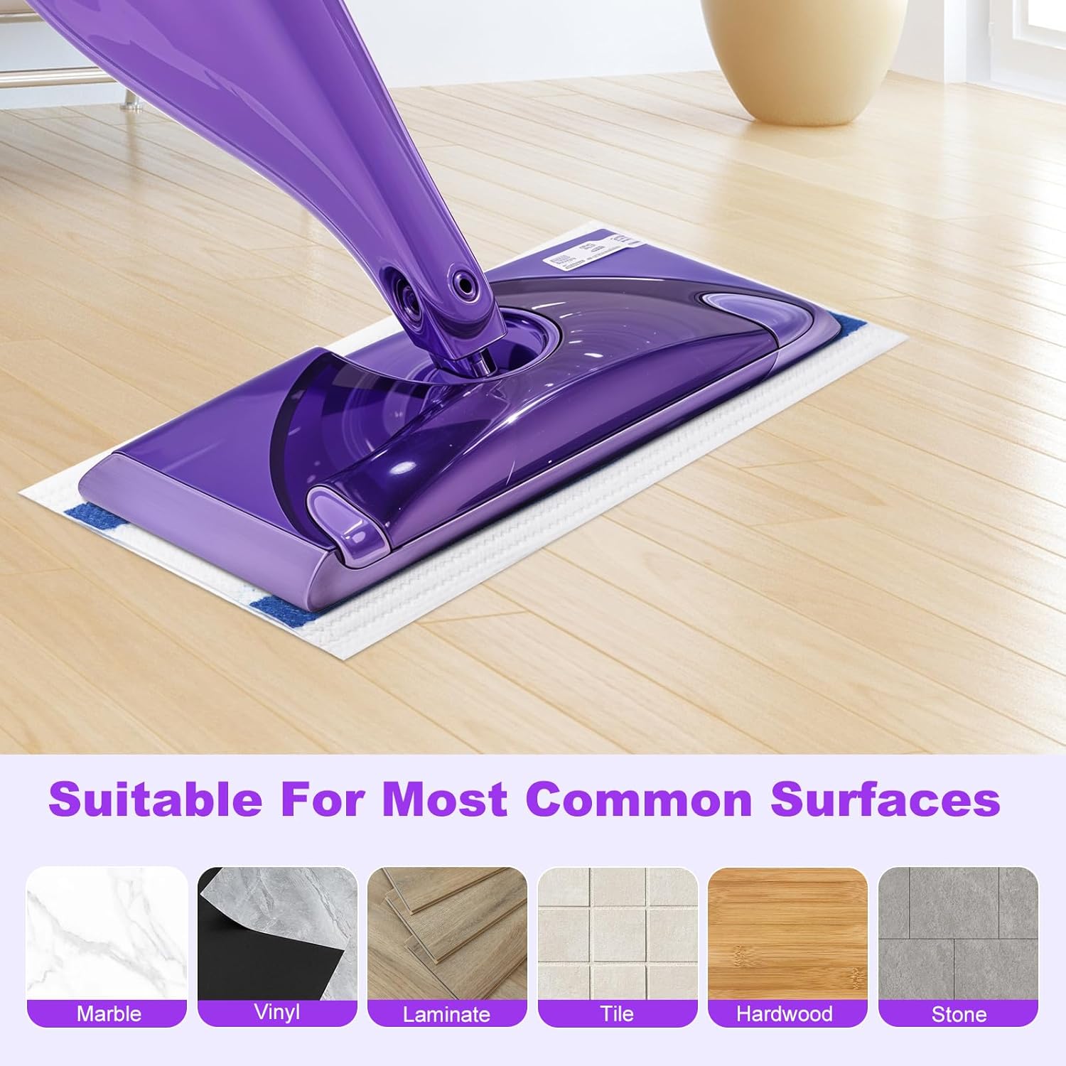Wlich Mop Pad Refills for Swiffer WetJet and 10-11 Inch Mops