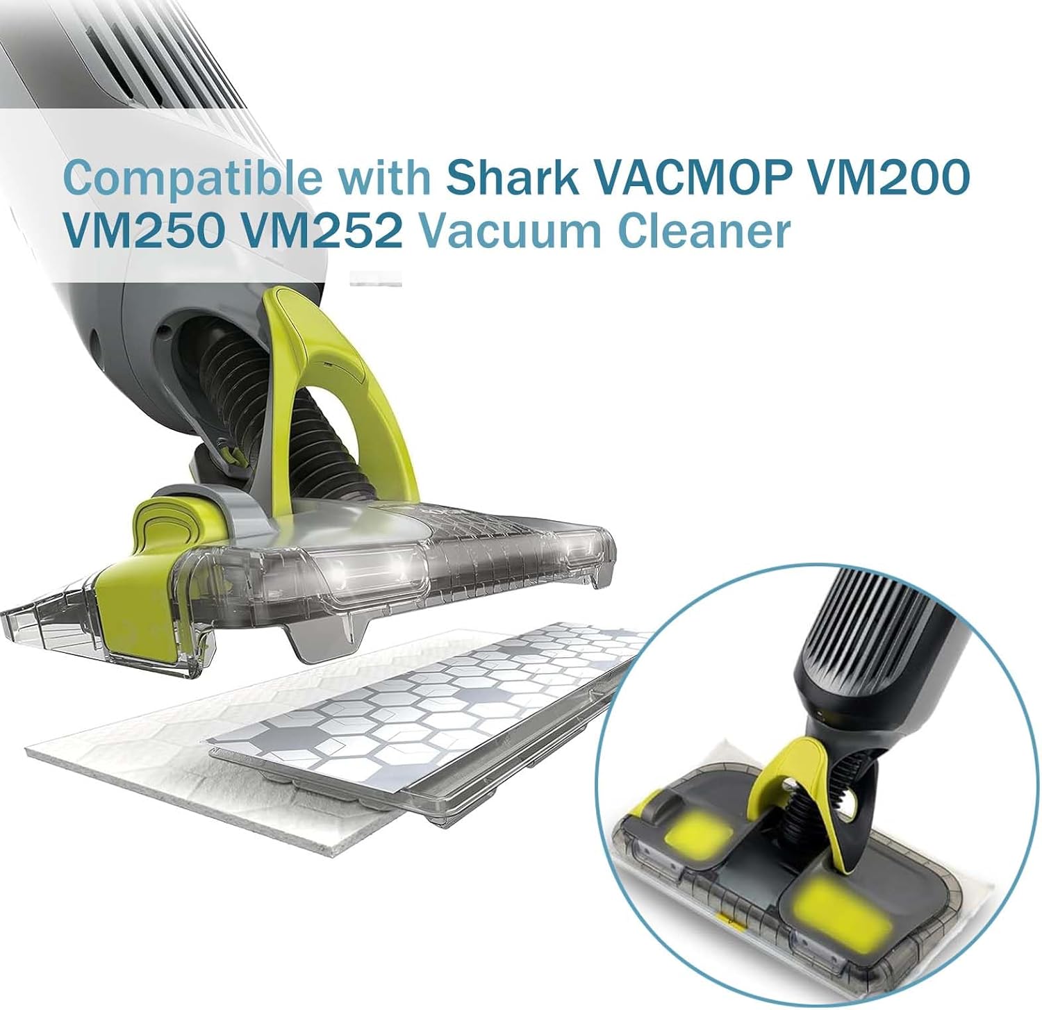20Pcs Mopping Pads Refills for Shark VacMop