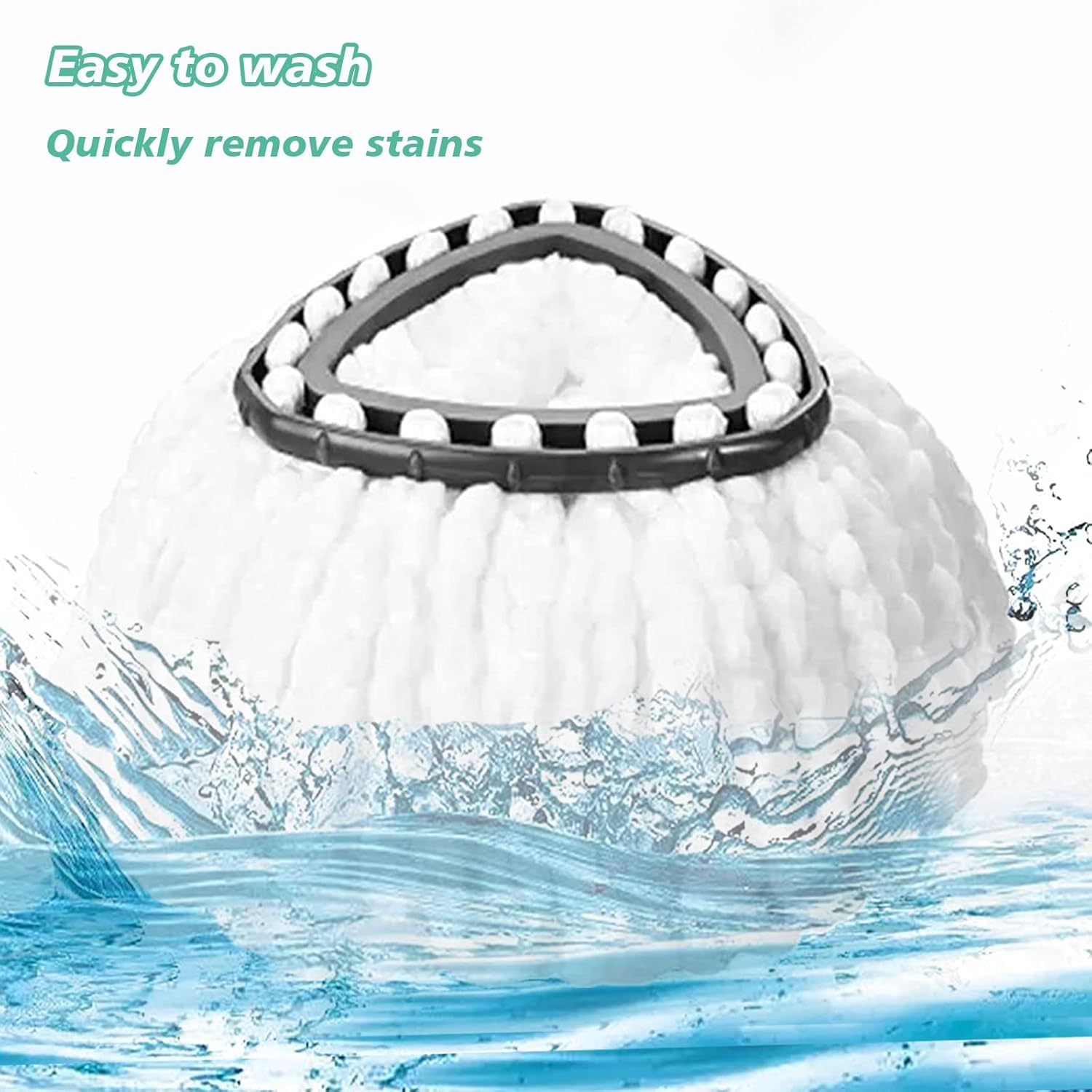 10PCS Spin Mop Replacement Heads 100 Microfiber