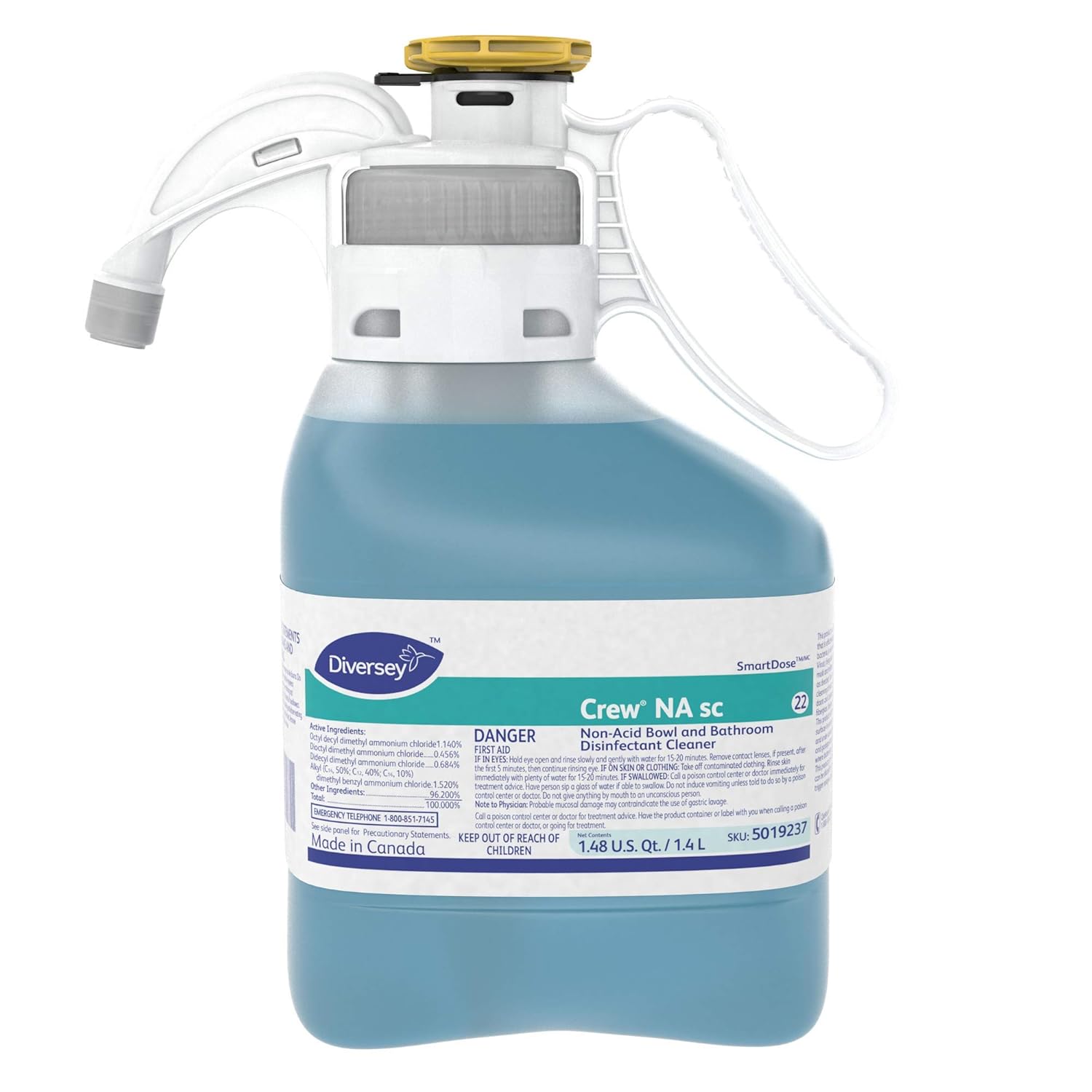 CREW Non-Acid Bowl Bathroom Cleaner Floral 473 Oz 2 Carton