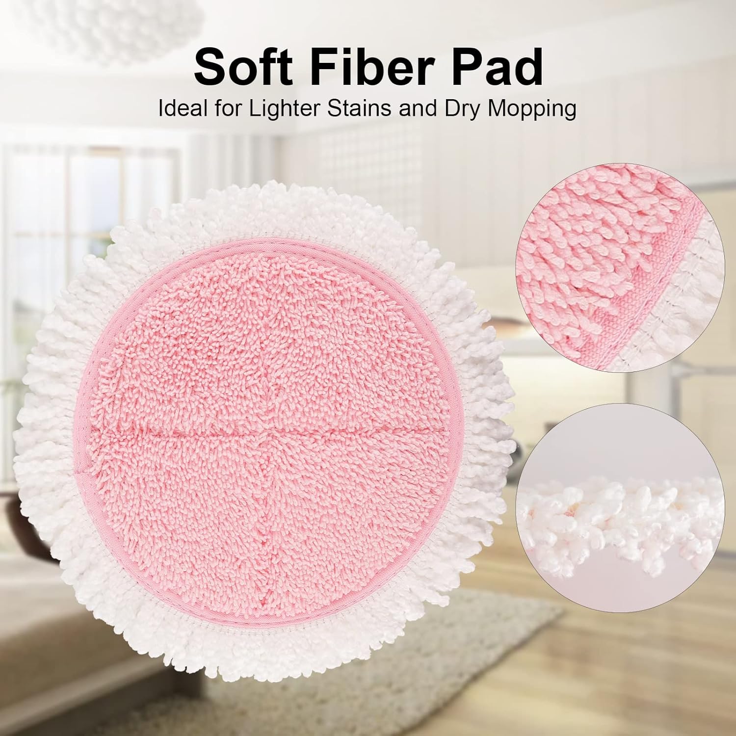 GreeSuit Electric Mop Pads 63 Inch 8 Pack Replacement