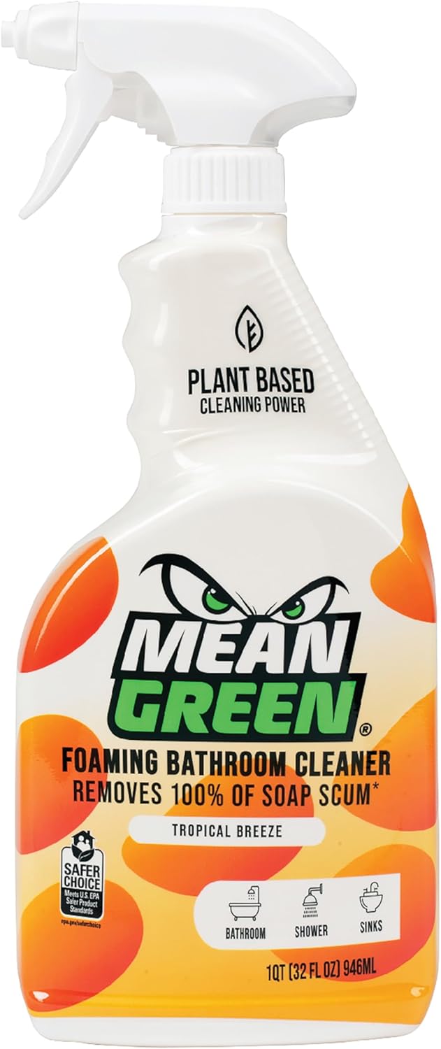 Mean Green Non-Concentrated Bathroom Cleaner Tropical Breeze 32 Ounce 1