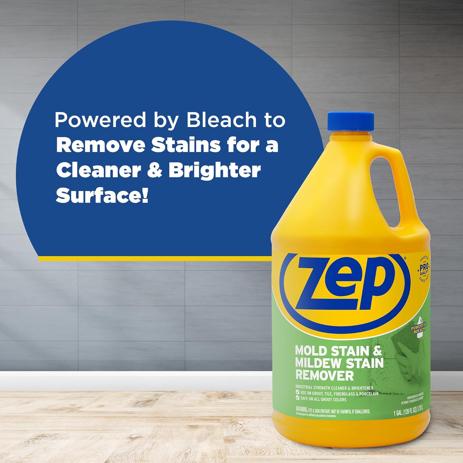 Zep Mold Stain Remover 1 Gallon Case of 2