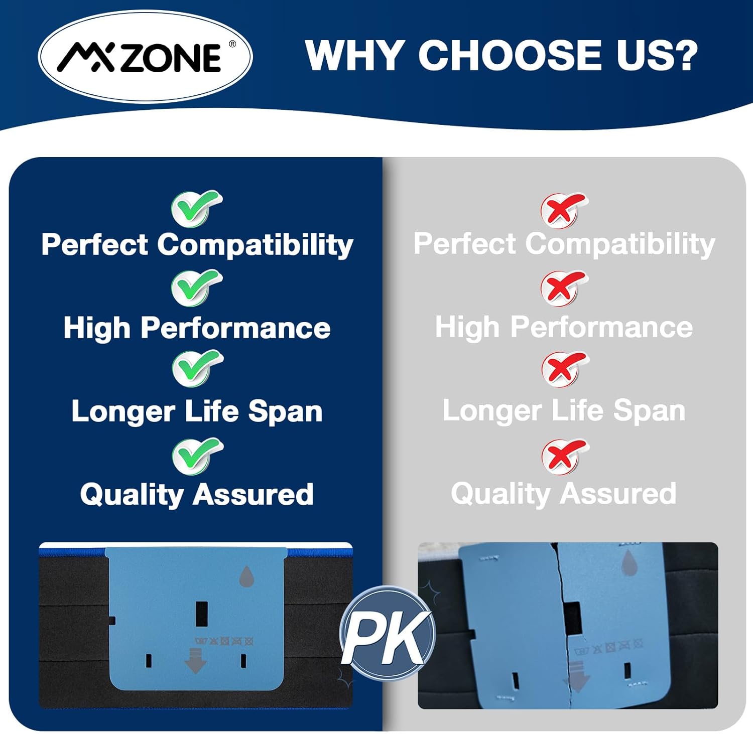 MXZONE Upgraded M6 Wet Mopping Pads 8 Pack 1