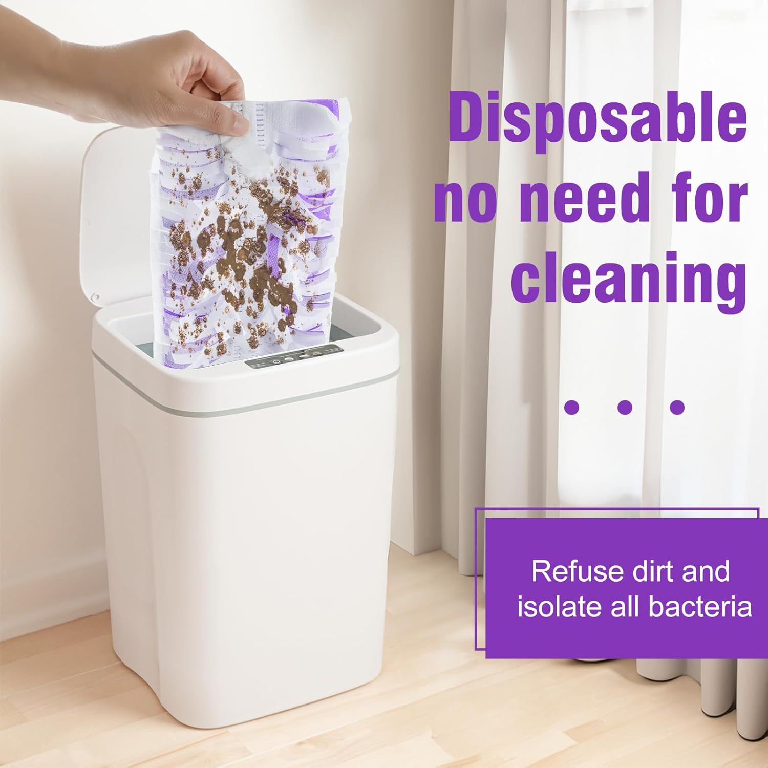 20 Pack Power Mop Refills Pads for Multi-Surface and Wood Mopping