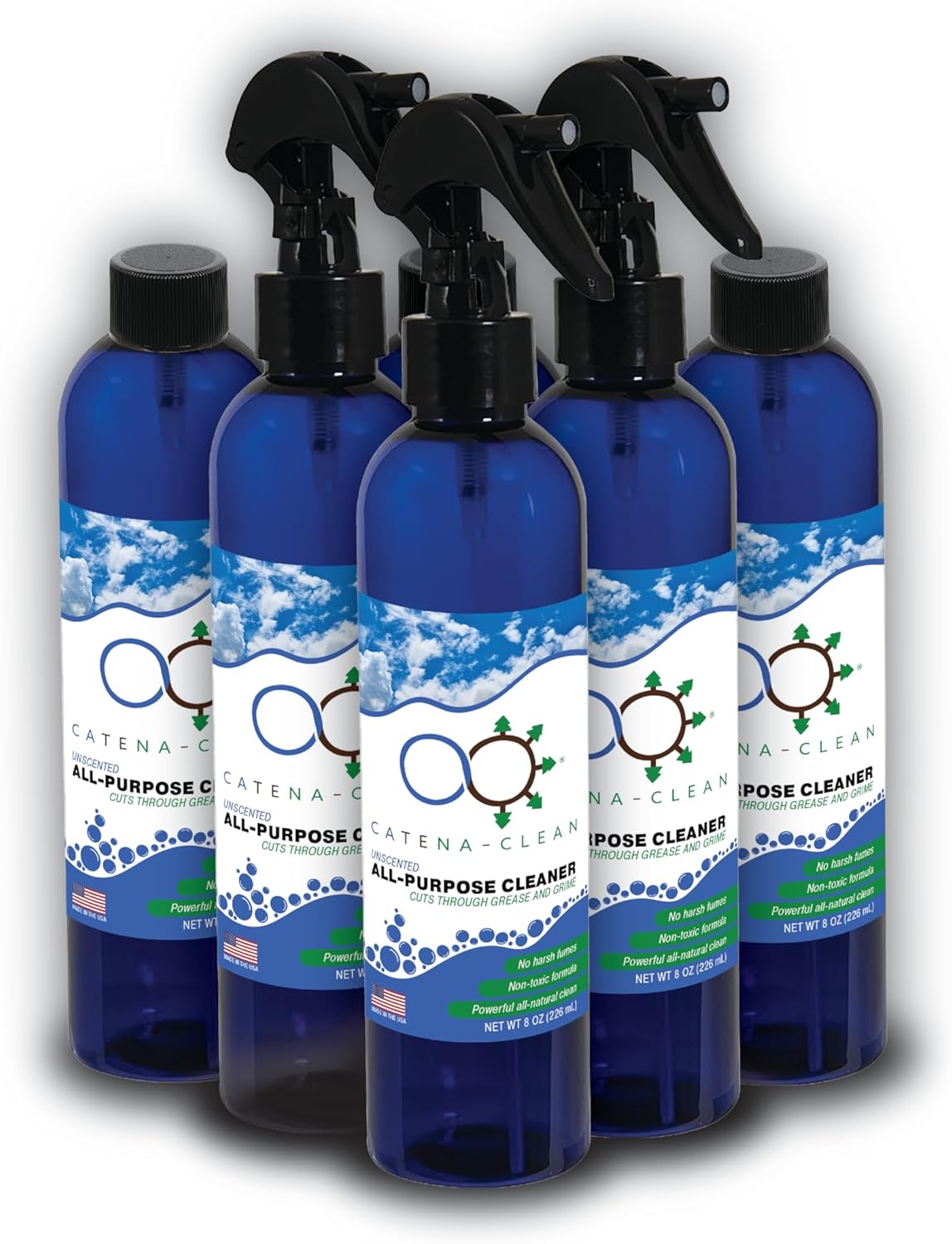 Catena Nano Natural Unscented Bathroom Cleaner Pack of 6 1