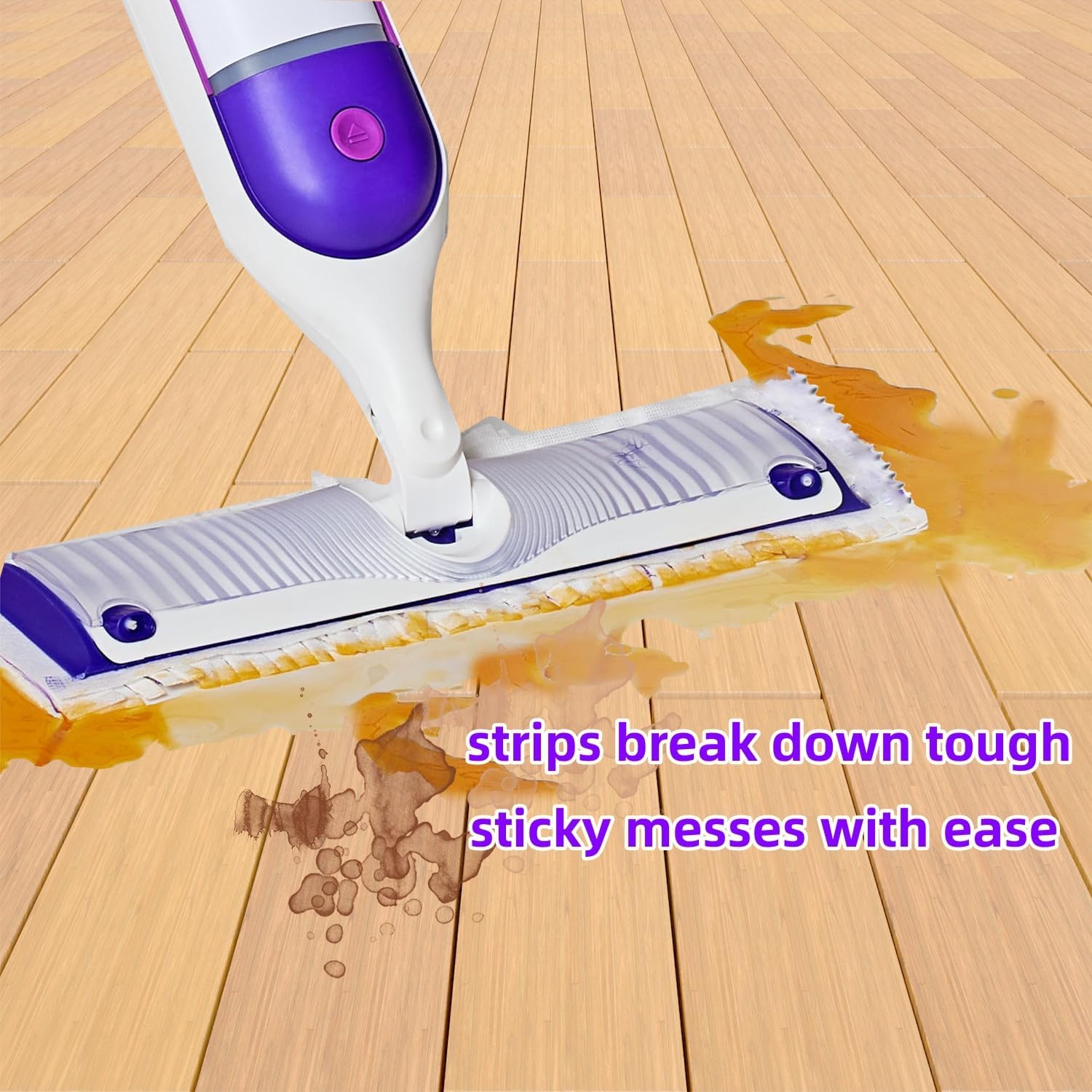 AWAYDD PowerMop Multi-Surface Mopping Pad Refills Purple -10