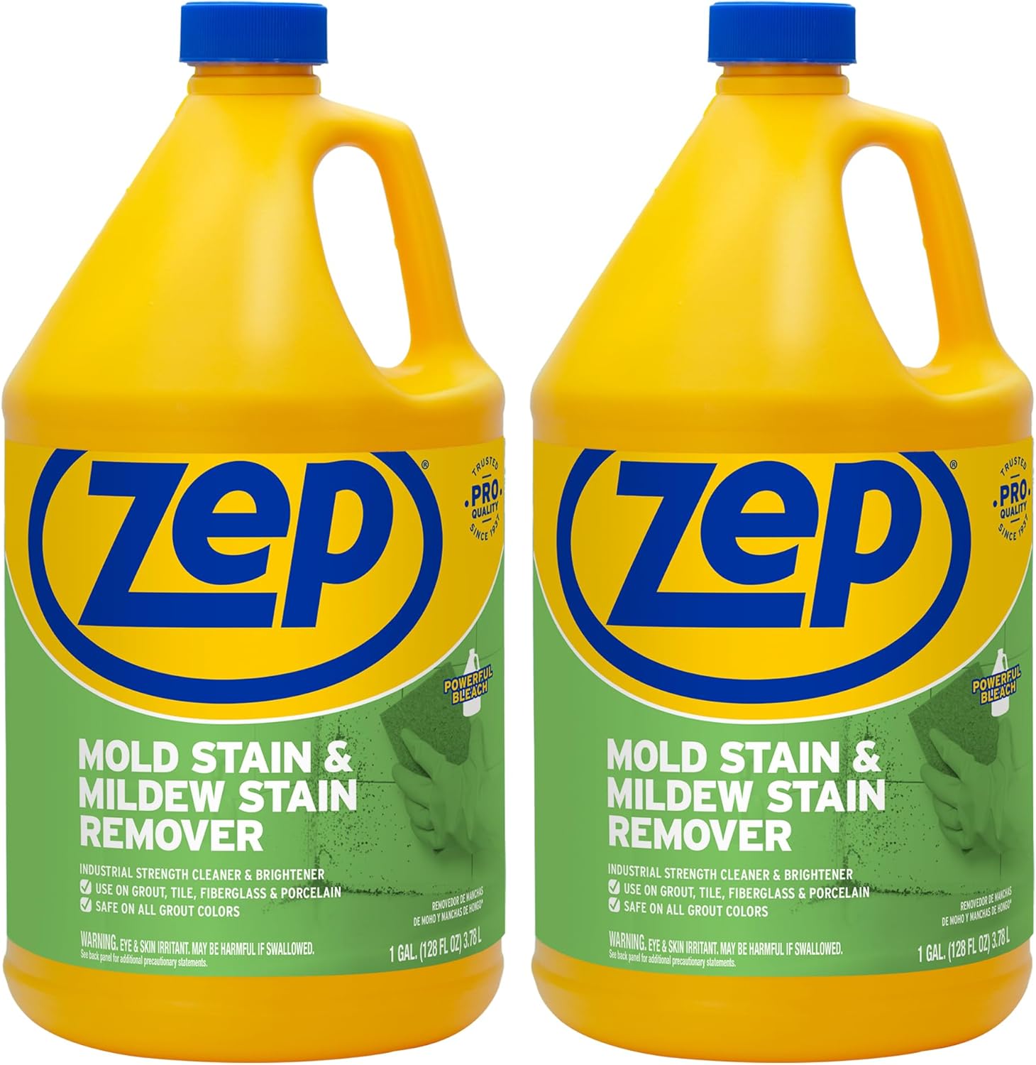 Zep Mold Stain Remover 1 Gallon Case of 2