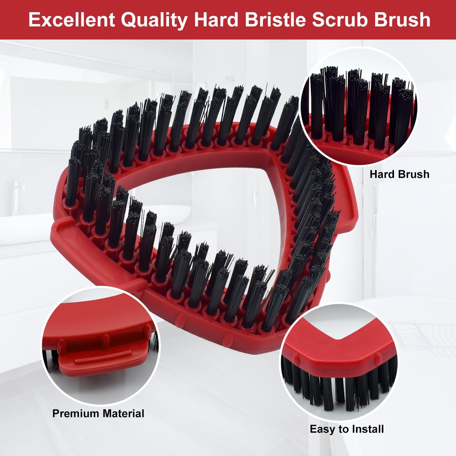 GFRED Replacement Scrub Brush Head for O Cedar 2 Tank Spin Mop