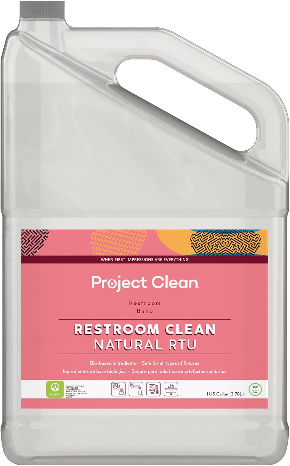Project Clean Refillable Restroom Cleaner Non-Toxic Eco-Friendly