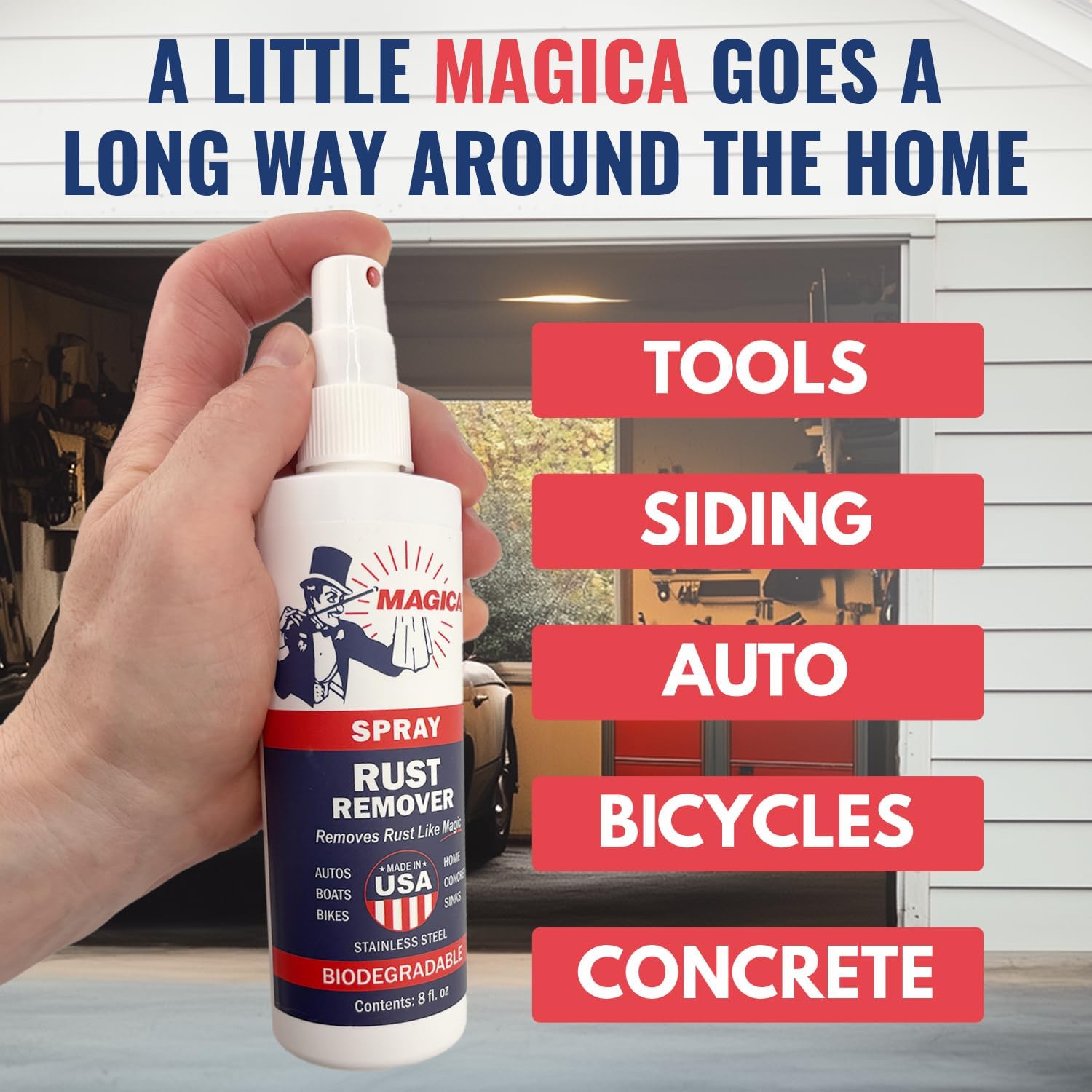 Magica Rust Remover 8oz Spray USA Made