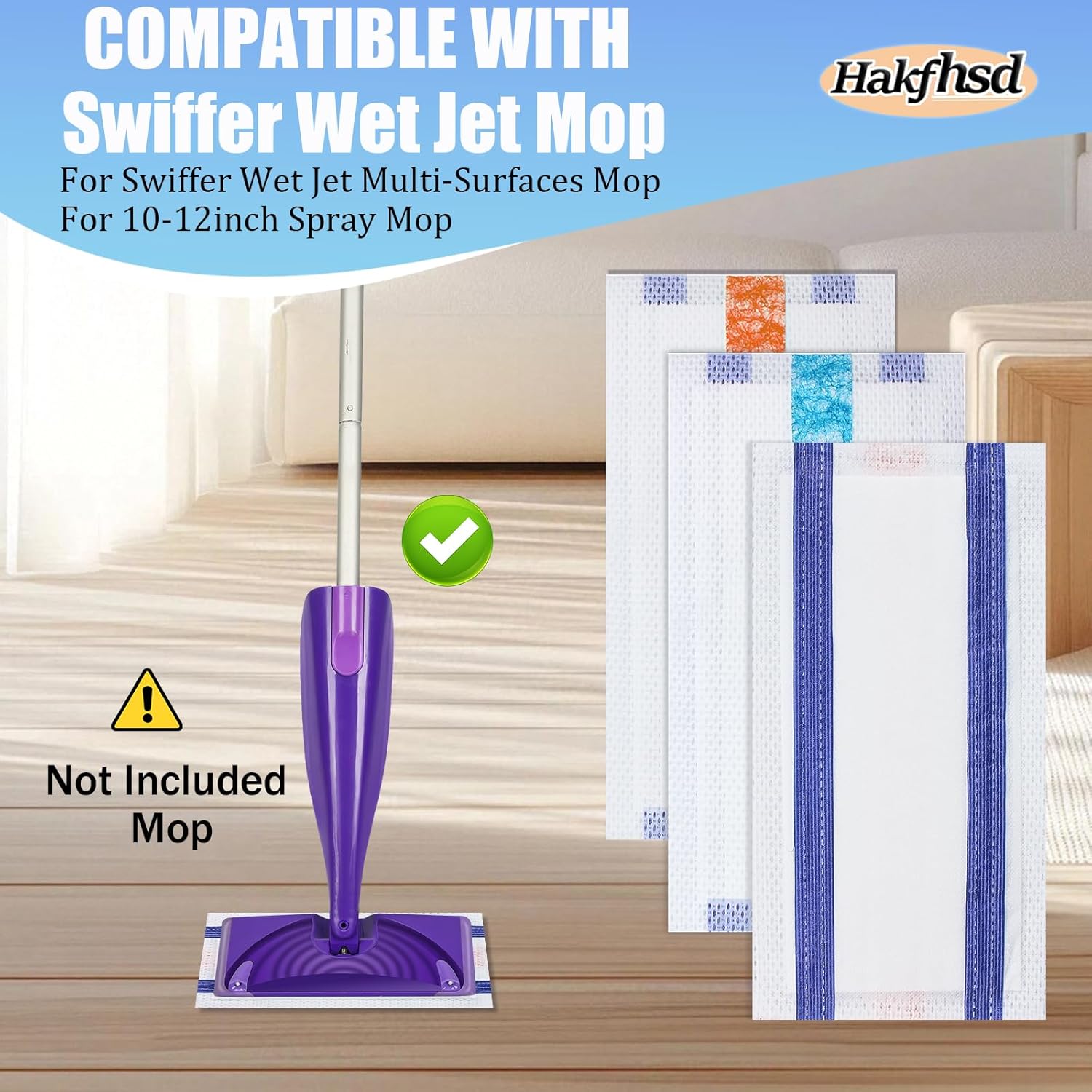 60 Pack Swiffer Wet Jet Mop Pad Refills