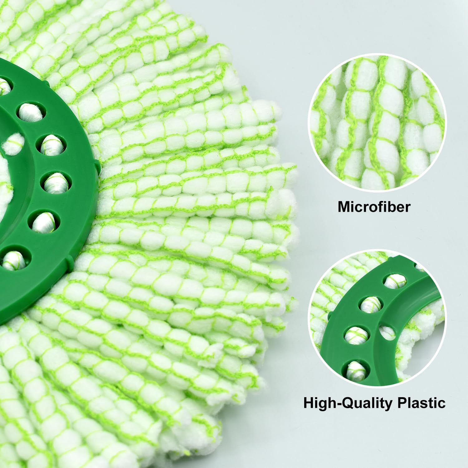 Tornado Spin Mop Head Replacement for Libman Mop - Washable Reusable
