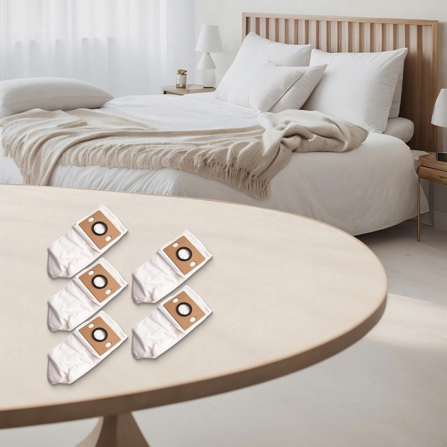 5 Pack Replacement Bags for ILIFE V9 Pro Robot Vacuum