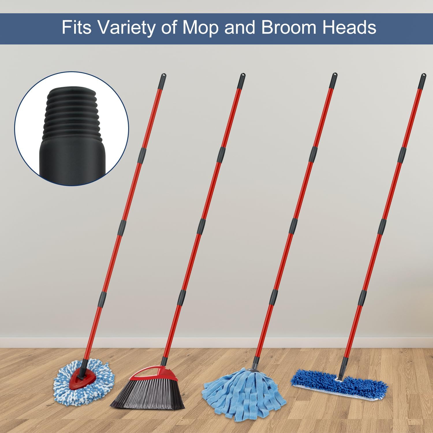 GFRED Oceda Spin Mop Handle Replacement 30-58 Inch