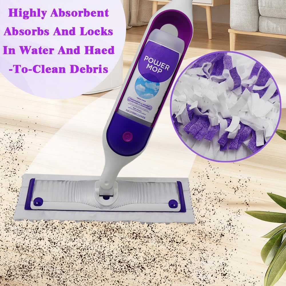 KVLZ Replacement for Swiffer PowerMop Mop Pads 20 Count Multi-Surface