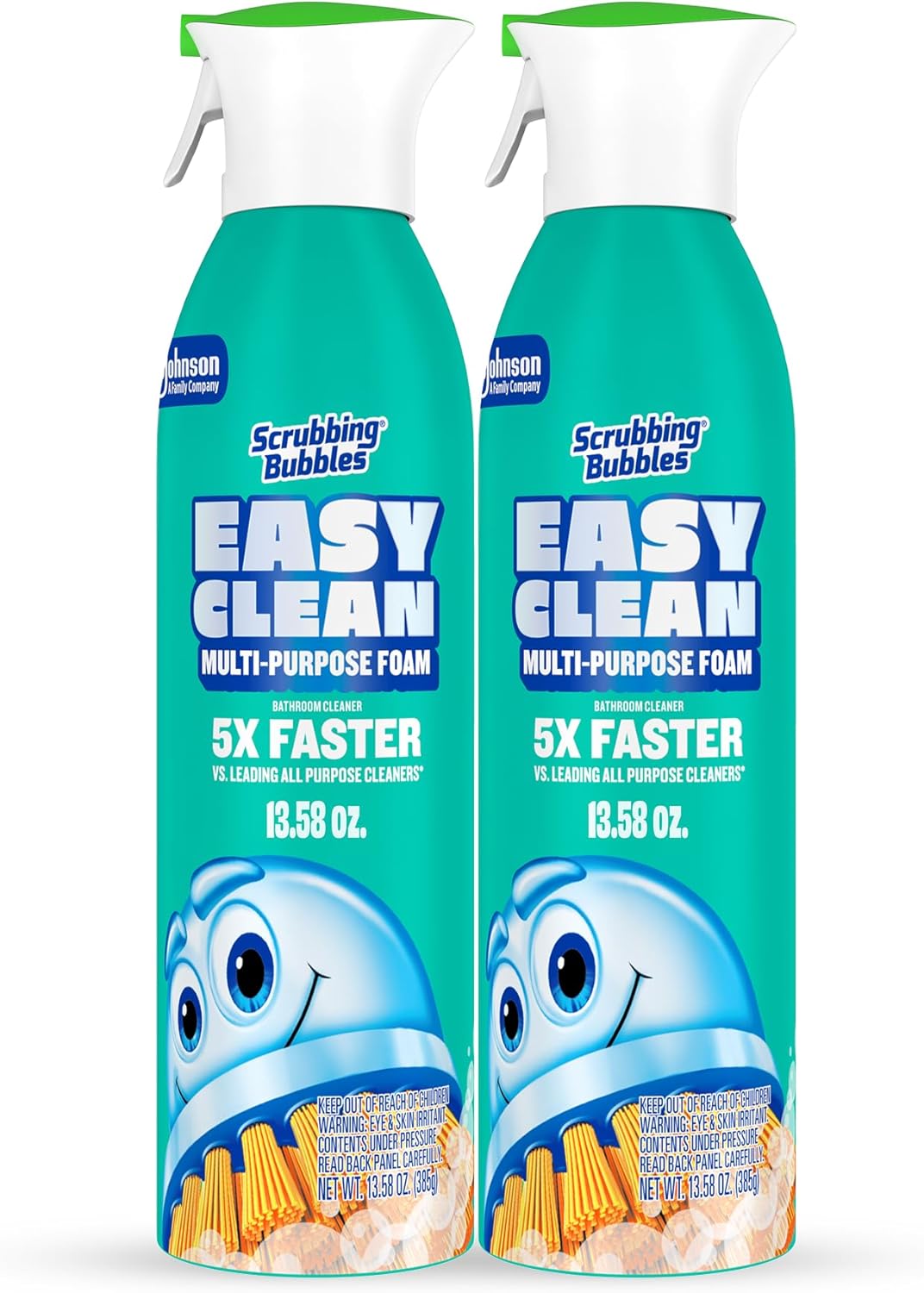 Scrubbing Bubbles Easy Clean Foaming Bathroom Cleaner 1358 Ounce Pack of 2