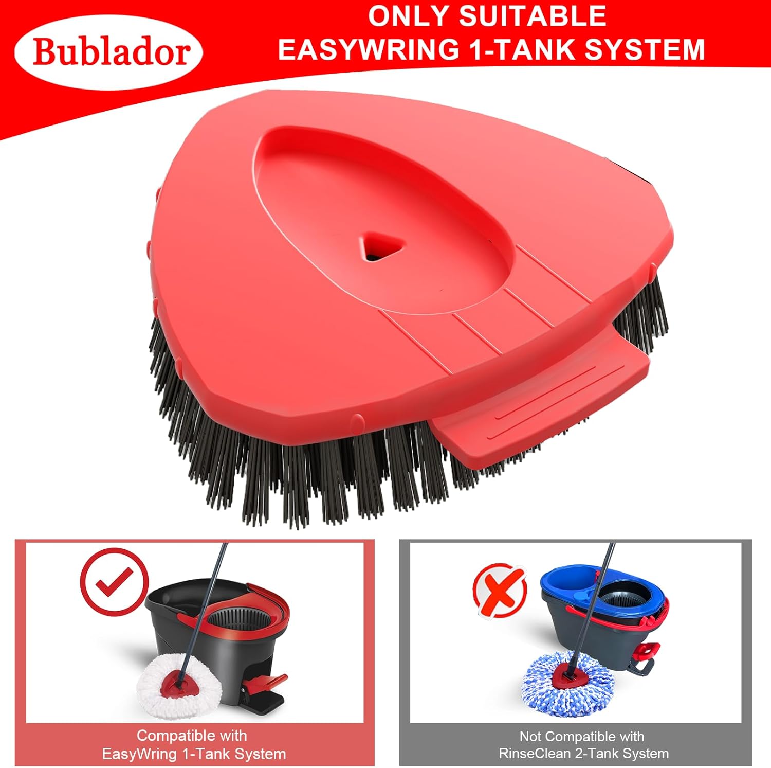 Bublador Spin Mop Replacement Head for O Cedar EasyWring