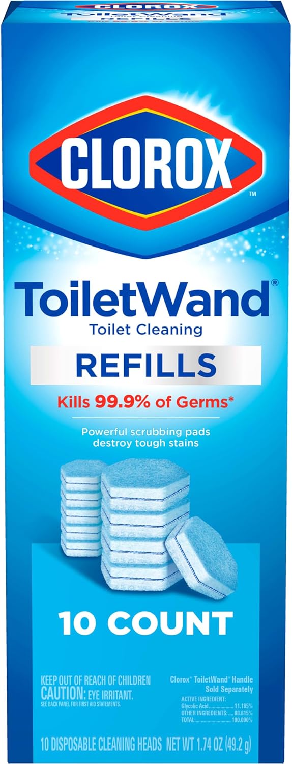 Clorox ToiletWand Refills 10 Count Pack May Vary