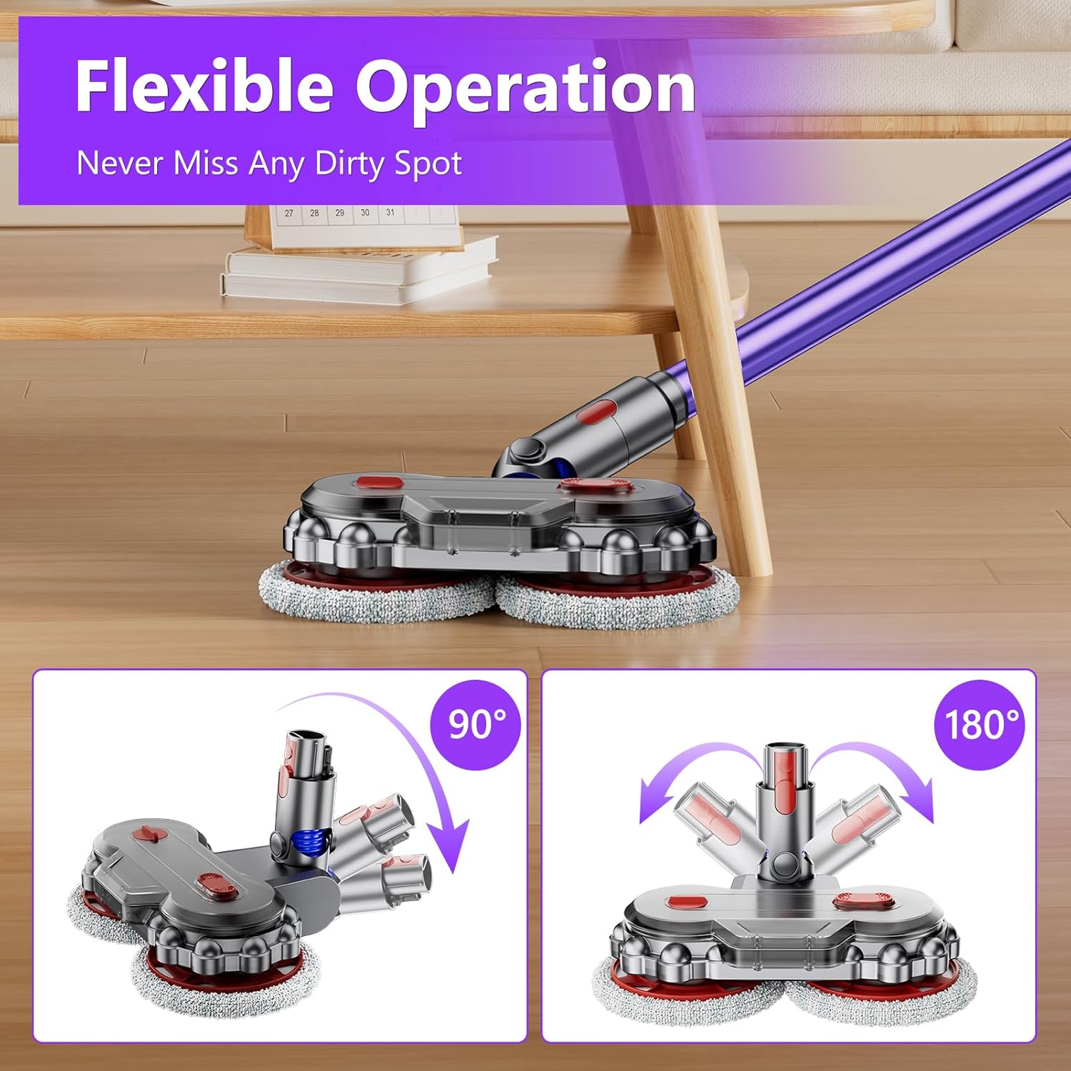 MYUAKO Dyson Mop Head for V7V8V10V11V12V15