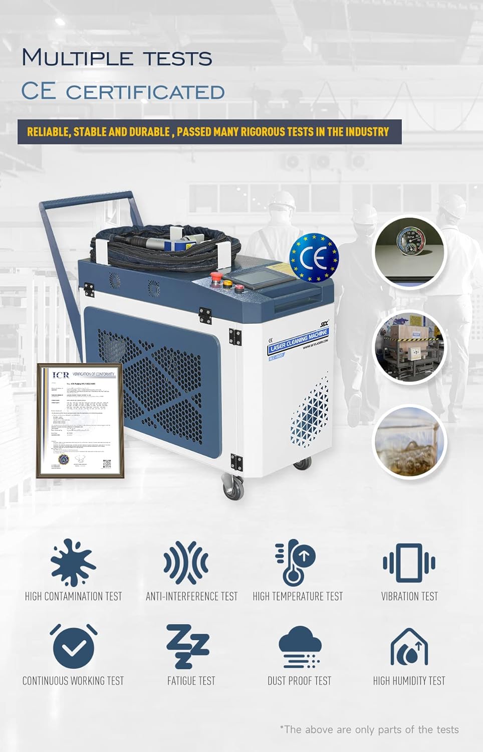 XINCHENG 2000W Laser Rust Remover Machine