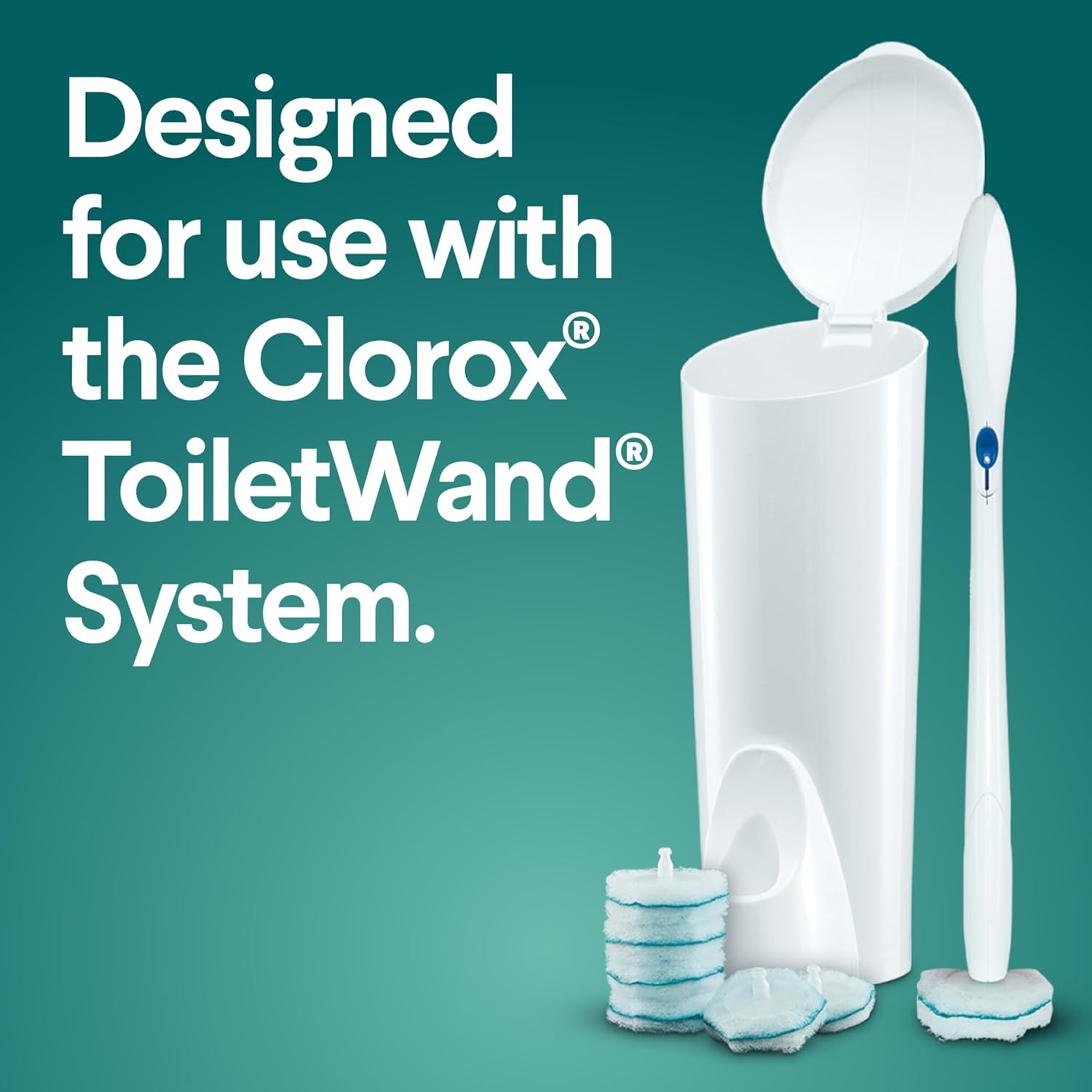 Clorox ToiletWand Refill Heads - Rainforest Rush 10 Count 1