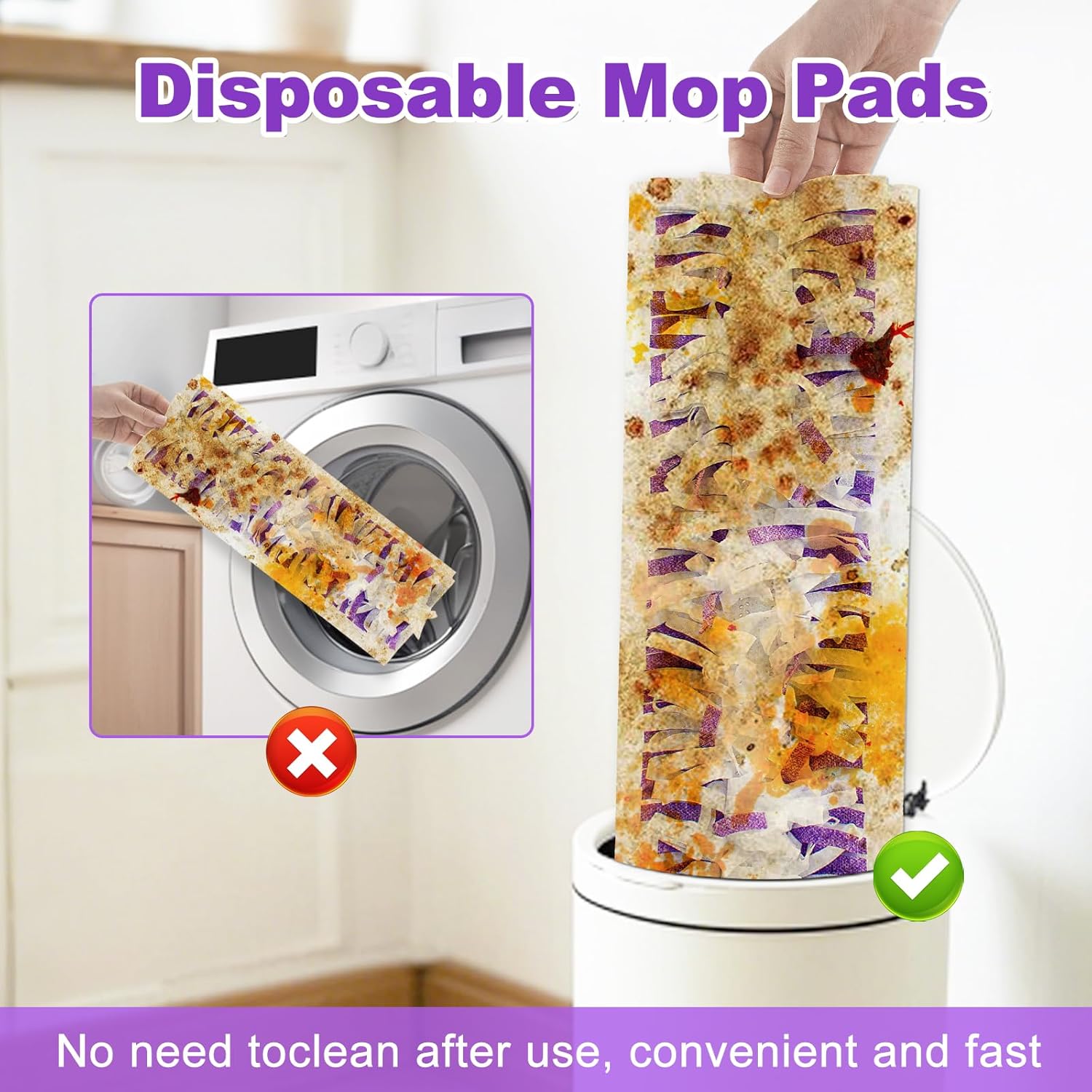 30-Pack Swiffer Power Mop Refill Pads Dry Wet