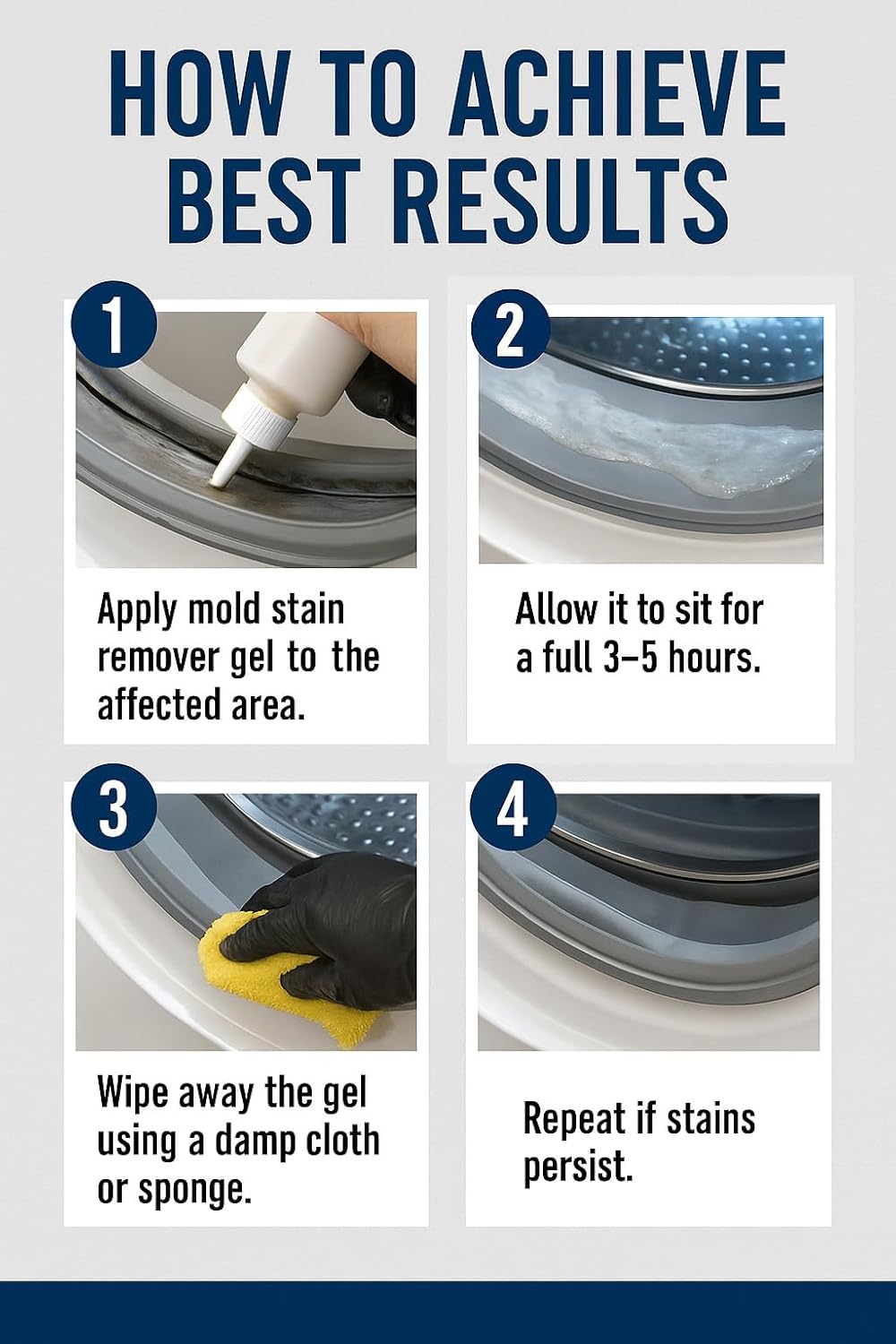ACTIVE Mold Stain Remover Gel 7 Fl Oz