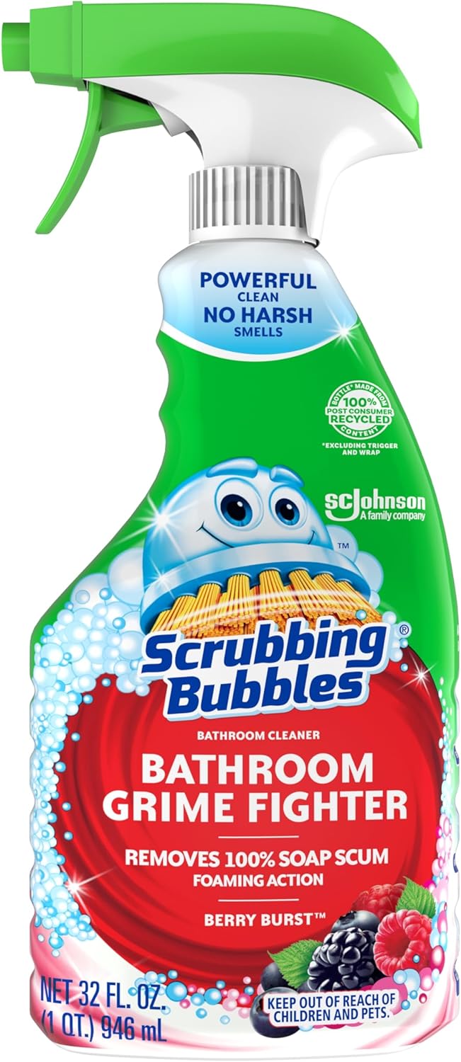 Scrubbing Bubbles Berry Burst Bathroom Cleaner Spray 32oz