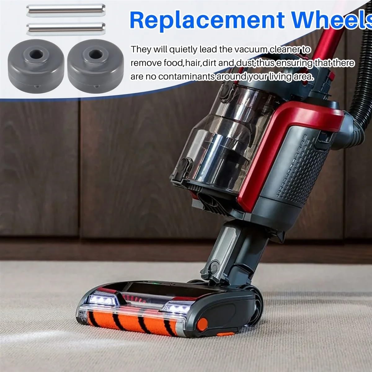 Marebm 6 Pcs Front Wheels for Shark Vacuums