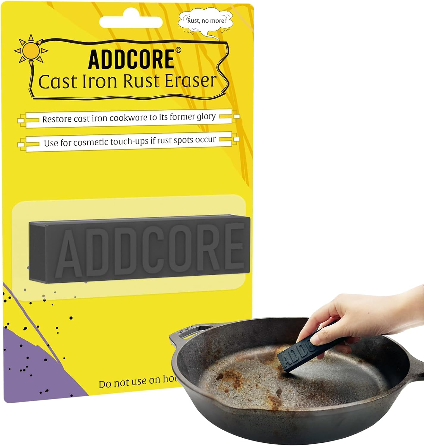 Wzporzst Rust Eraser for Cast Iron and Tools