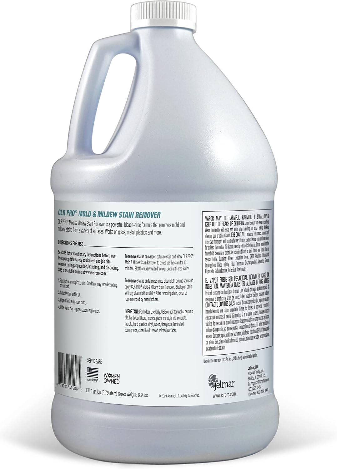 CLR PRO Heavy Duty Mold Mildew Stain Remover - 1 Gallon Bottle 1
