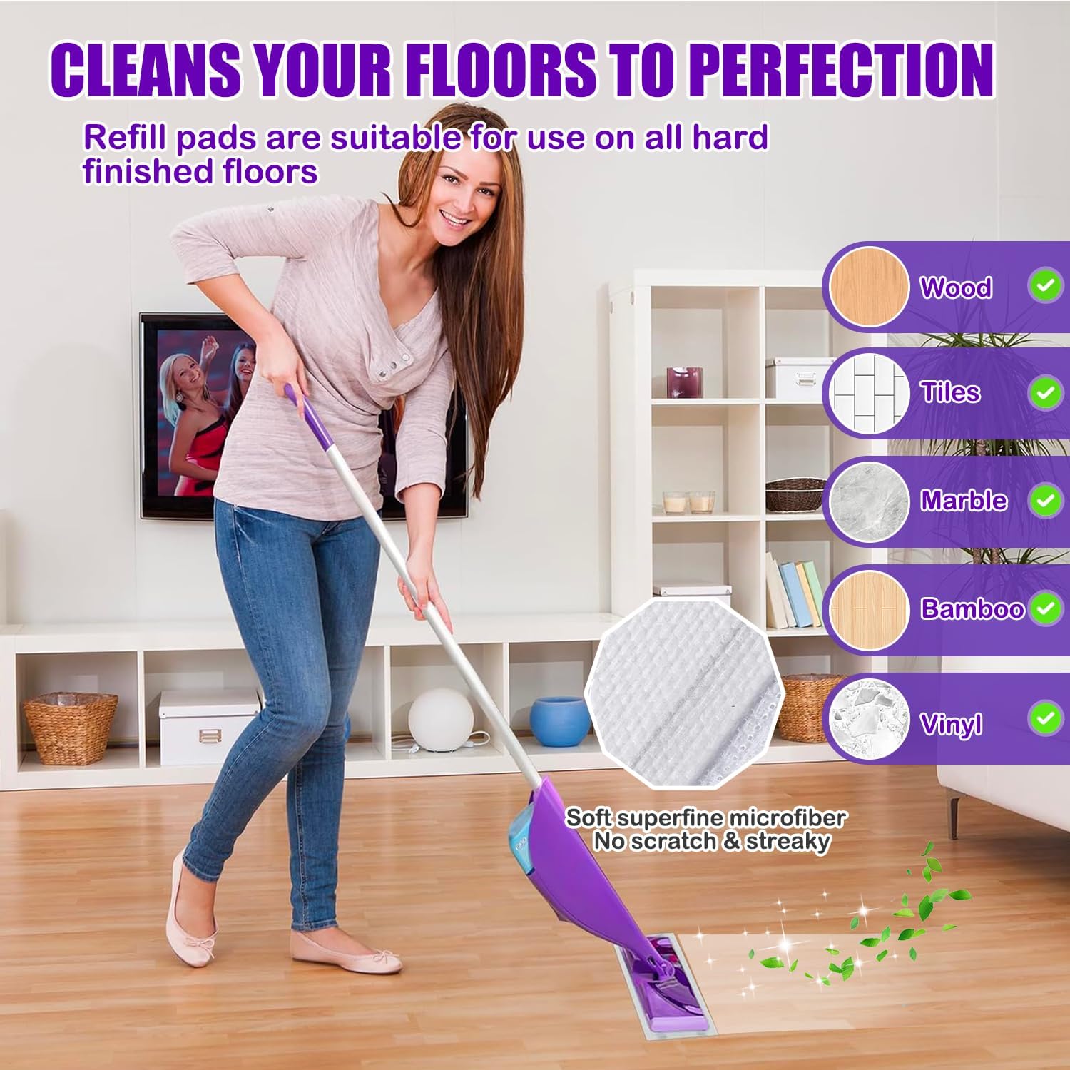 SVPSNUMSI Swiffer WetJet Mop Pad Refills 30 Count