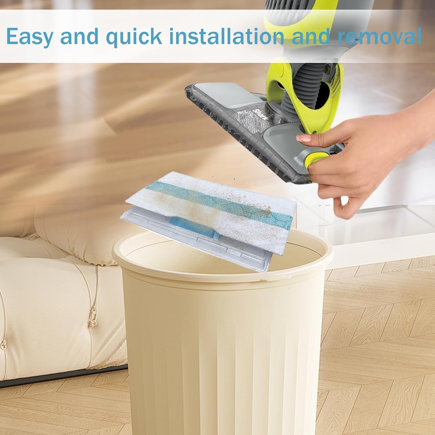 20Pcs Mopping Pads Refills for Shark VacMop