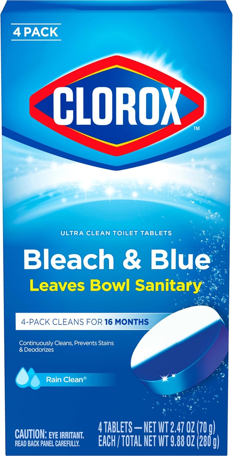 Clorox Ultra Clean Toilet Tablets with Bleach Blue